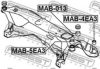 MITSUBISHI MB870742 Mounting, axle beam